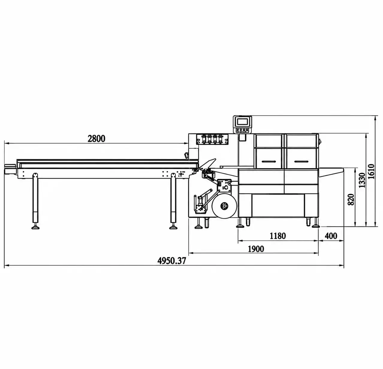PW-310MA Side View